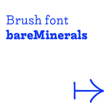 Brush font bareMinerals